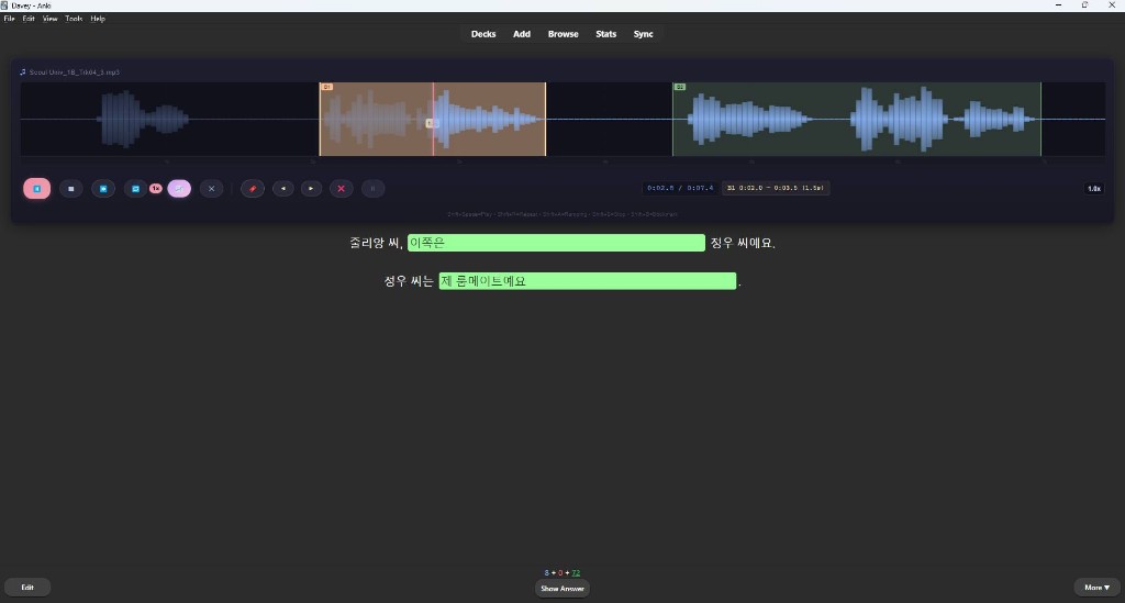 Extension Windows hiển thị audio như Audacity mini – Bookmark, Replay, Speed Ramp
