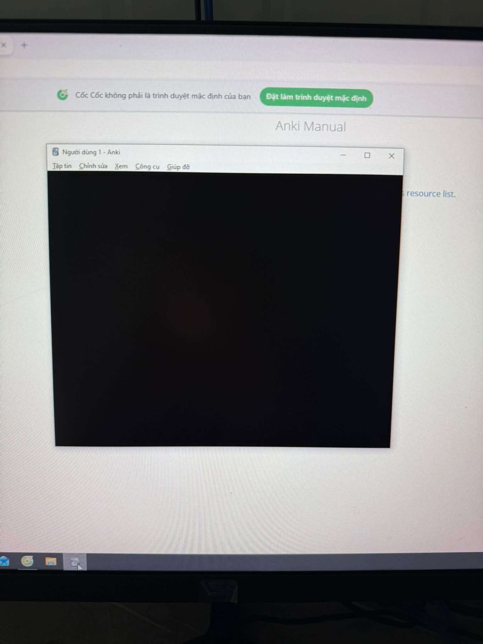 Khắc phục lỗi Anki màn hình đen trên Windows (đổi Video driver sang Software)