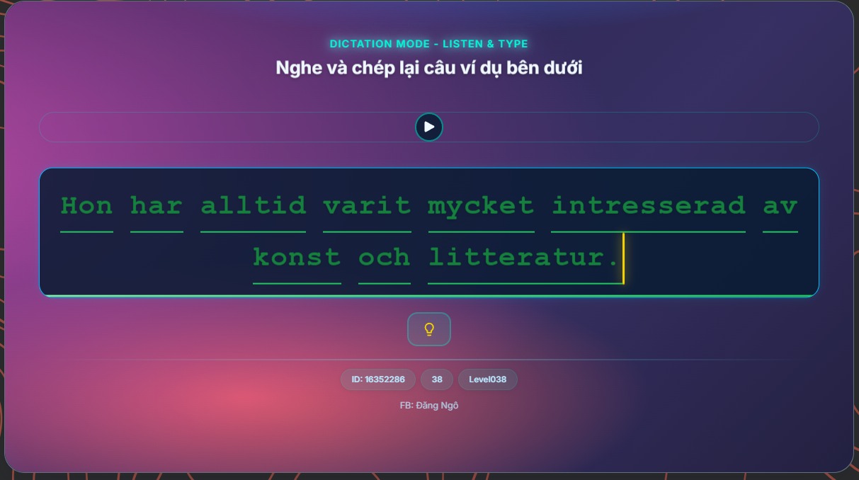 Nordic Aurora - Giao diện 1
