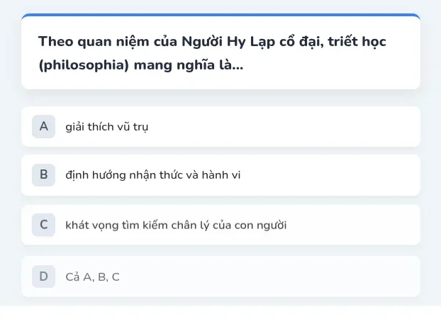 Trắc nghiệm Triết học Mác – Lênin (508 thẻ, 3 chương)